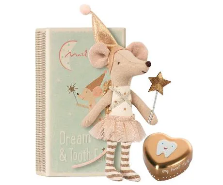 Tooth Fairy, Big Sister Mouse W. Metal Box