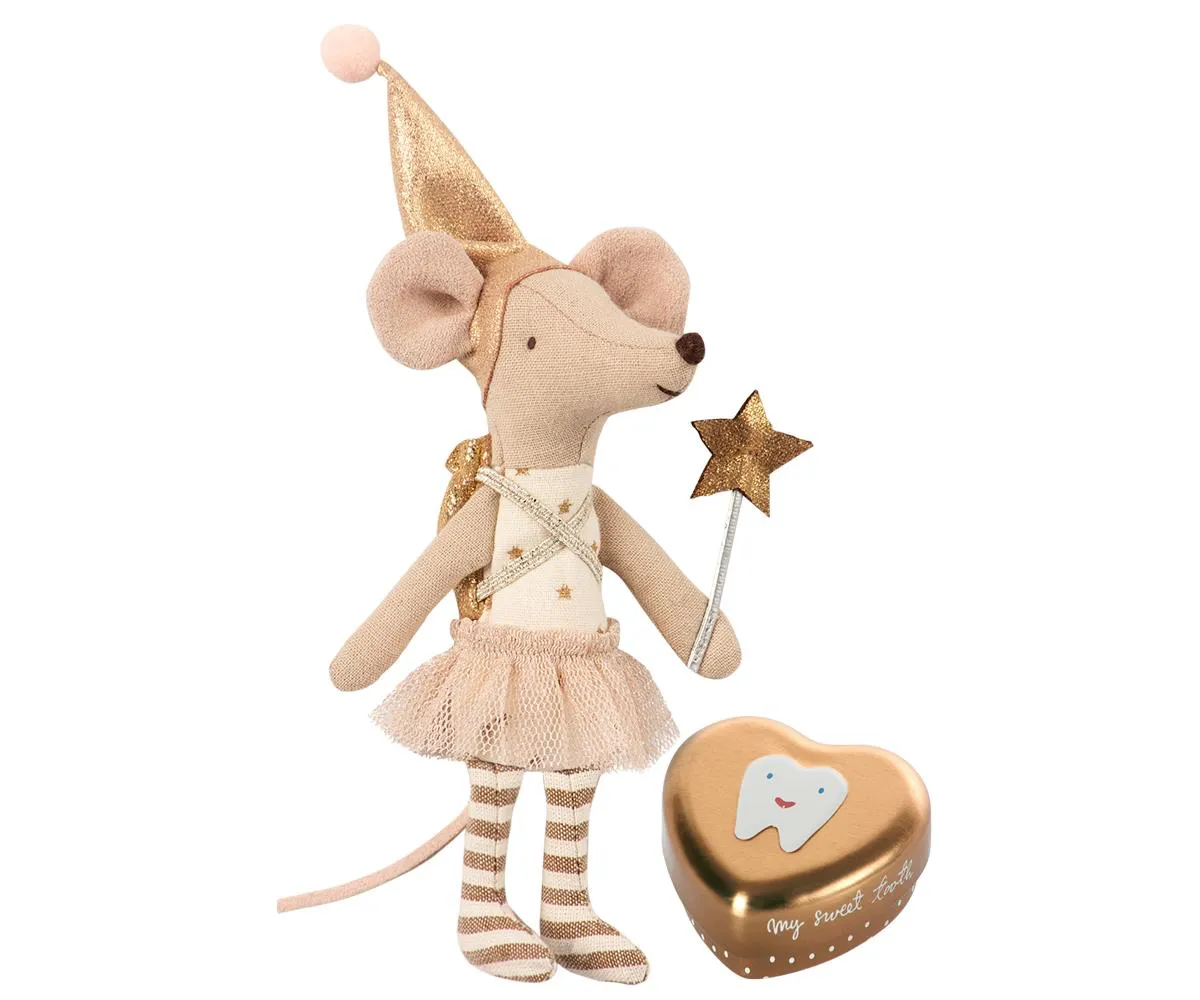 Tooth Fairy, Big Sister Mouse W. Metal Box