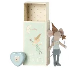 Tooth Fairy Mouse in Matchbox | Blue