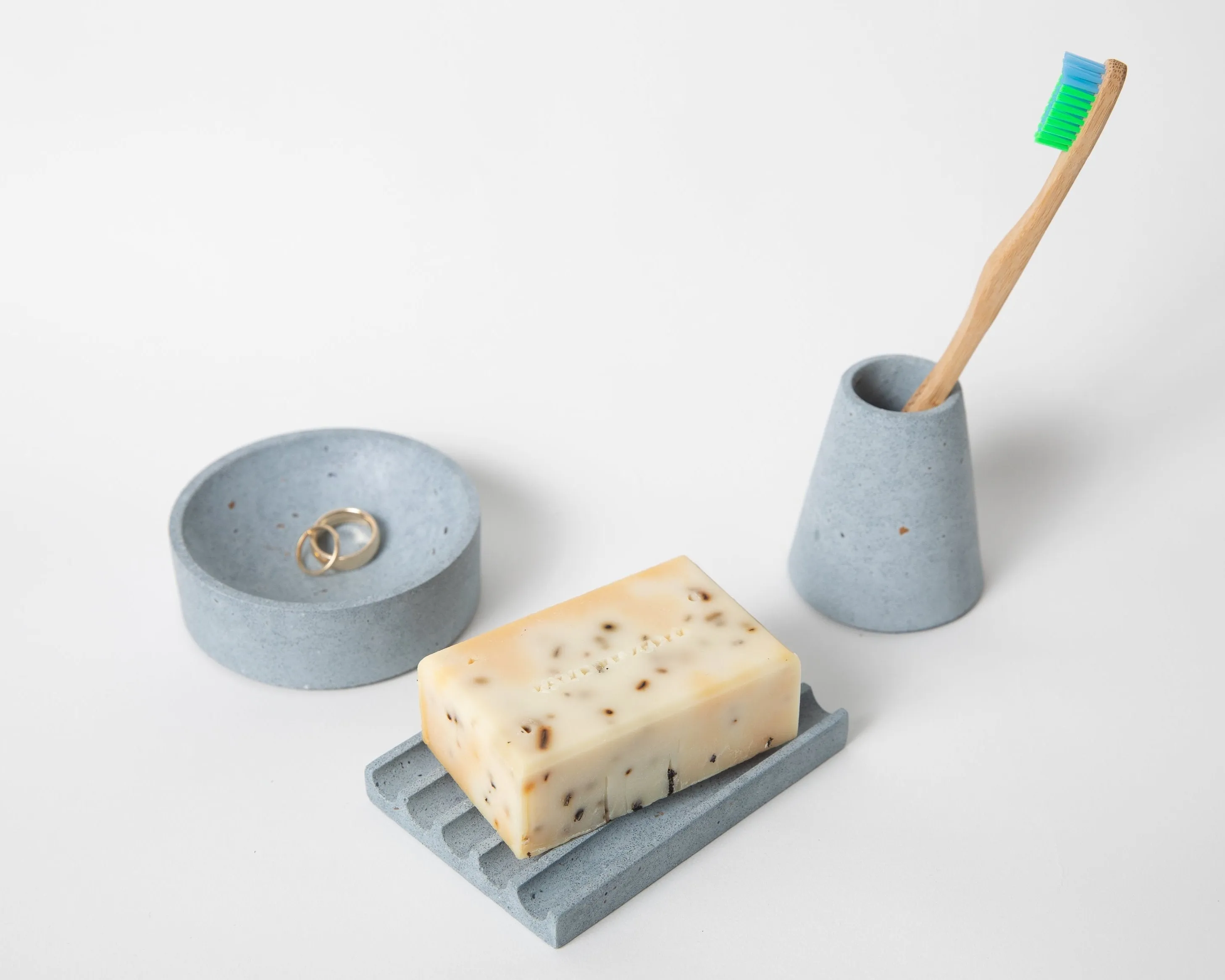 Toothbrush Holder | Light Blue Terrazzo