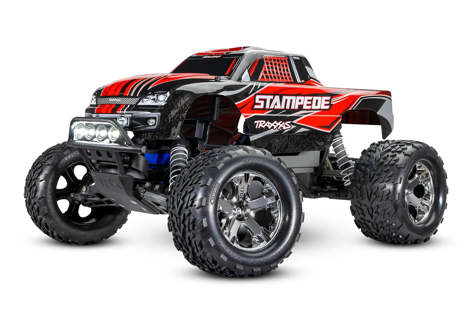 Traxxas Stampede 1/10 RTR Monster Truck w/LED Light Set, TQ 2.4GHz Radio, Battery & DC Charger