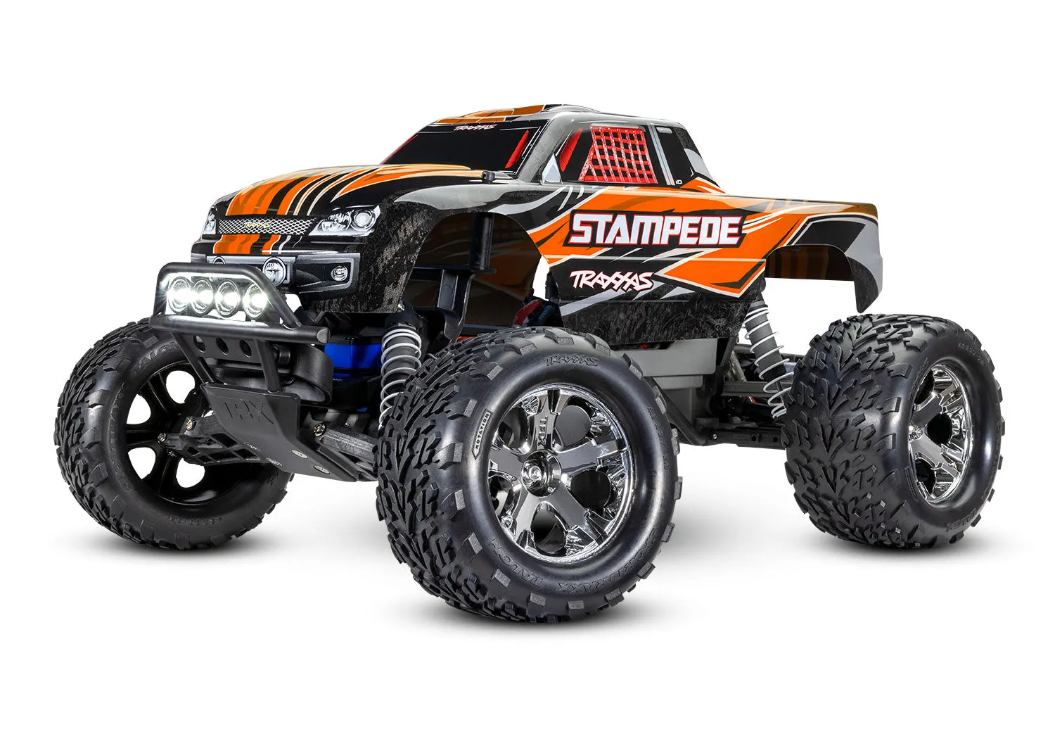 Traxxas Stampede 1/10 RTR Monster Truck w/LED Light Set, TQ 2.4GHz Radio, Battery & DC Charger