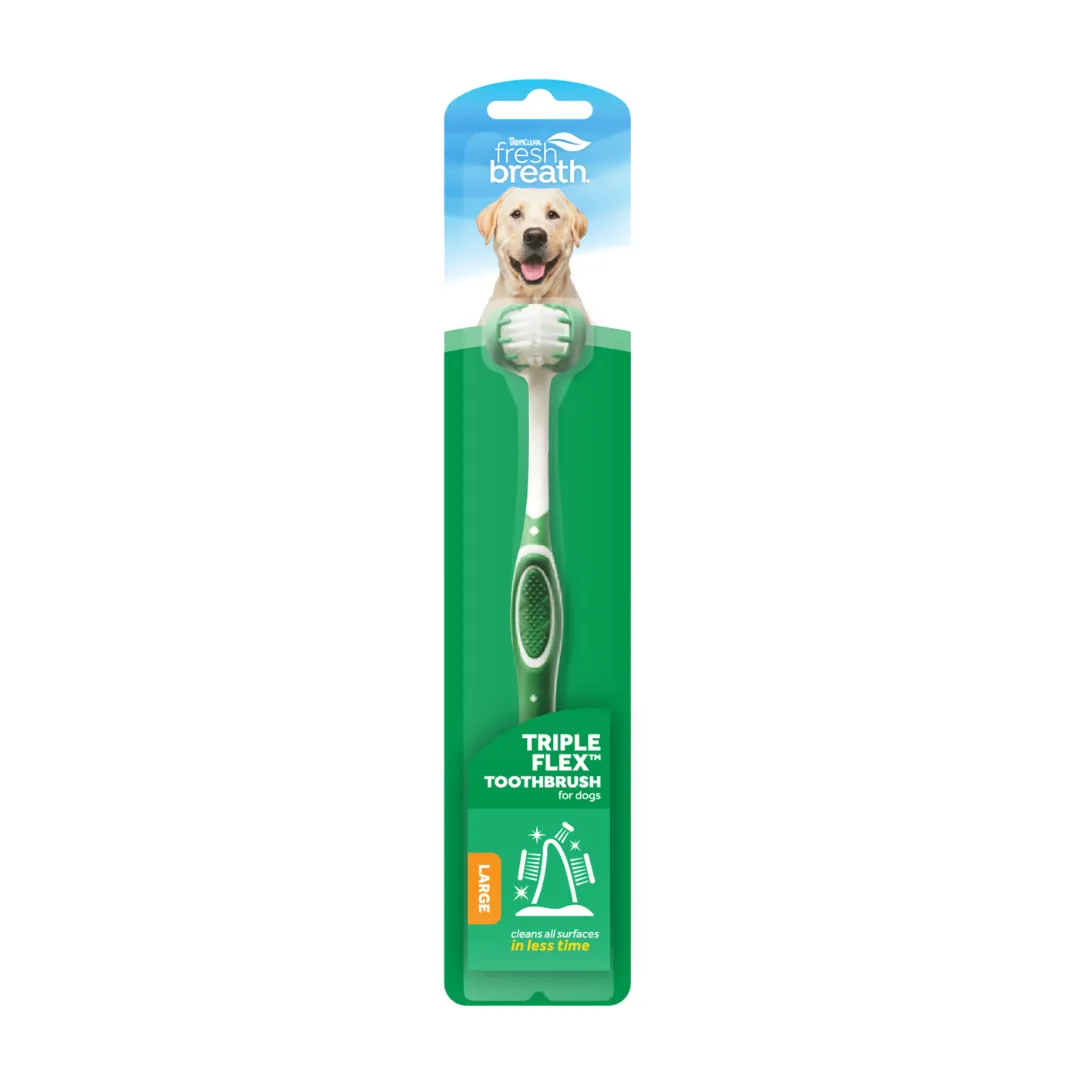 TropiClean Triple Flex Dog Toothbrush