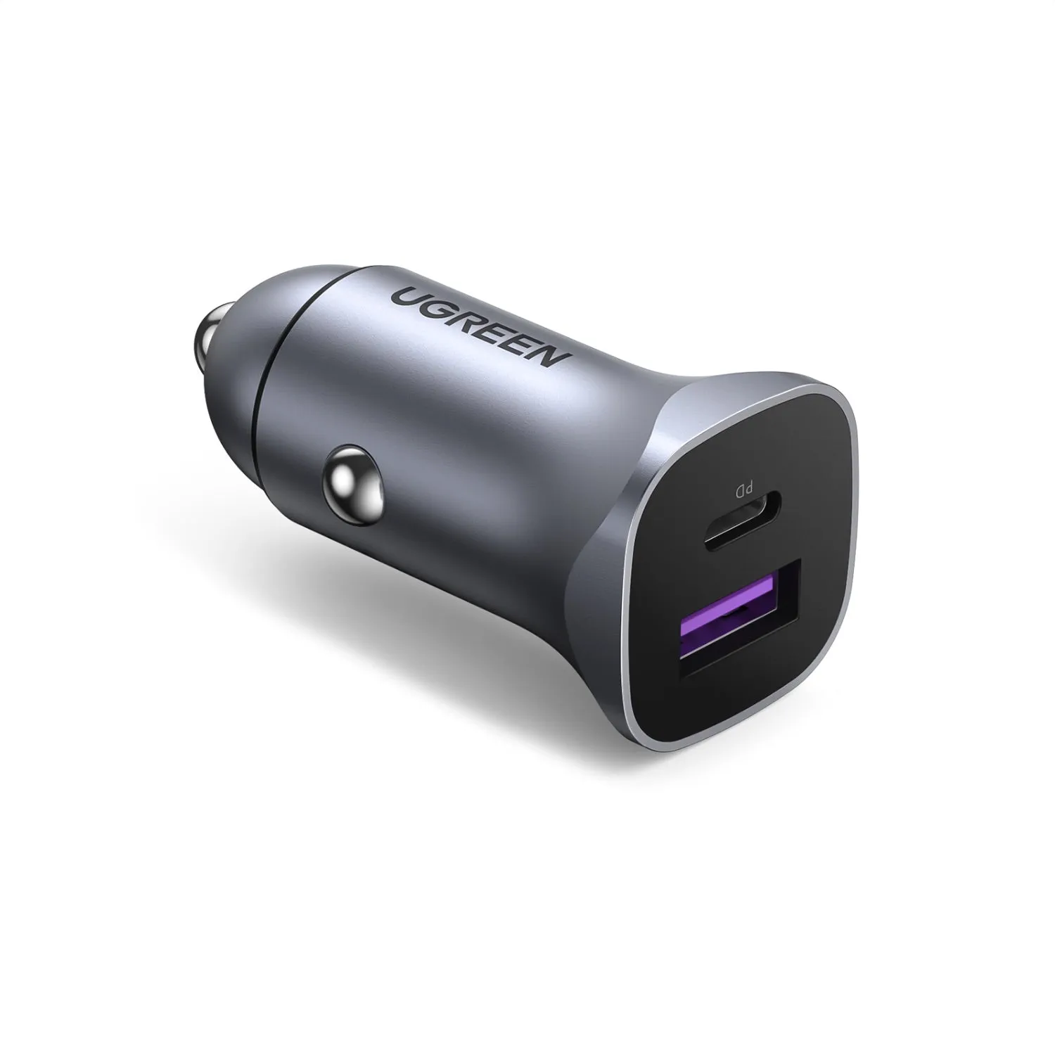 UGREEN Dual PD/USB Car Charger - 30W - CD130-40858