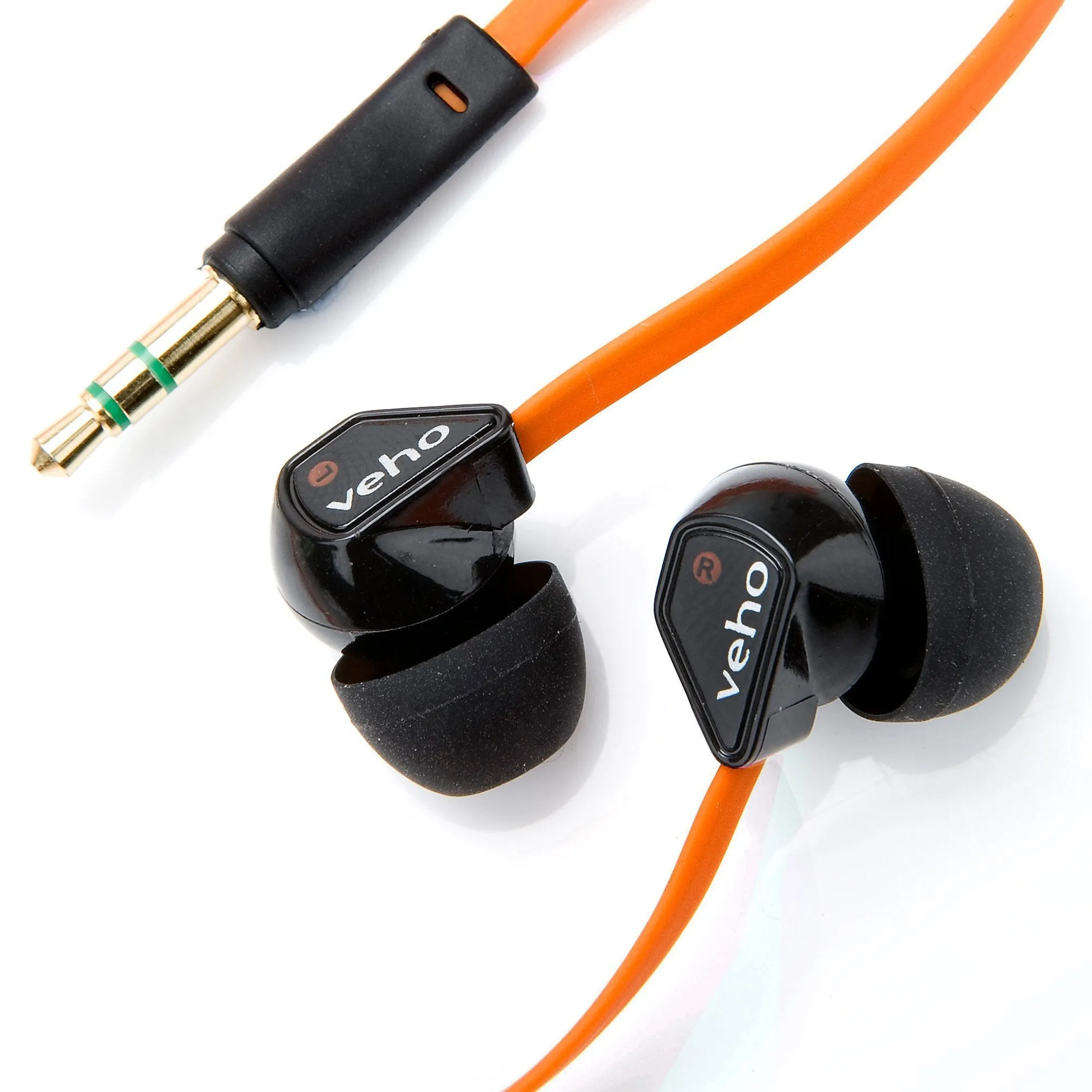 Veho 360 Z-1 Stereo Noise isolating Earphones with flex 'anti' tangle cord system