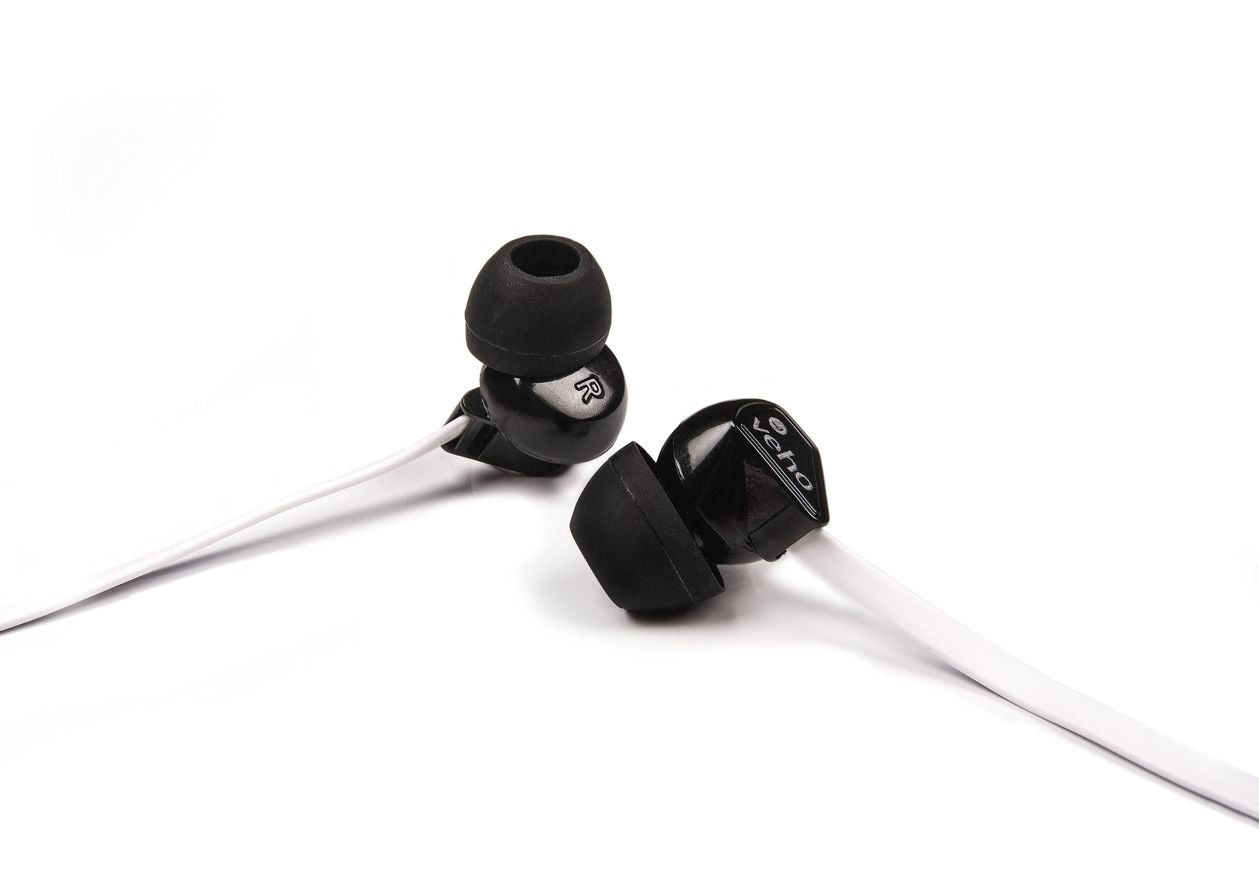 Veho 360 Z-1 Stereo Noise isolating Earphones with flex 'anti' tangle cord system