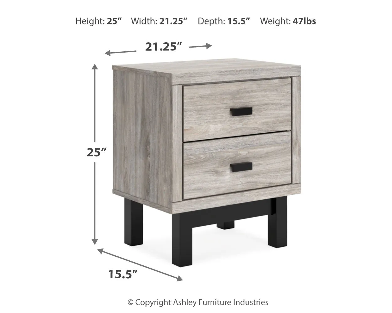 Vessalli Queen Panel Bed with Mirrored Dresser, Chest and 2 Nightstands in Gray