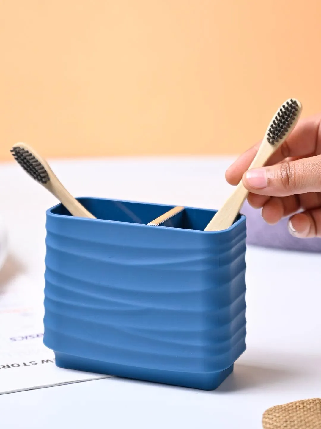 VON CASA Blue Toothbrush Holder