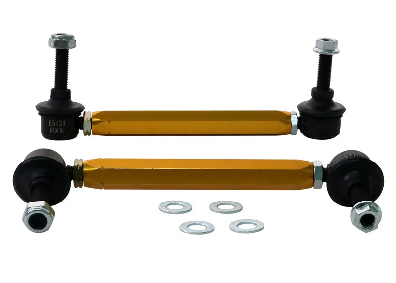 Whiteline Sway Bar End Link Kit Mazda MPV (1999-2006) [190-215mm/ 10mm Ball Stud] Front - KLC187