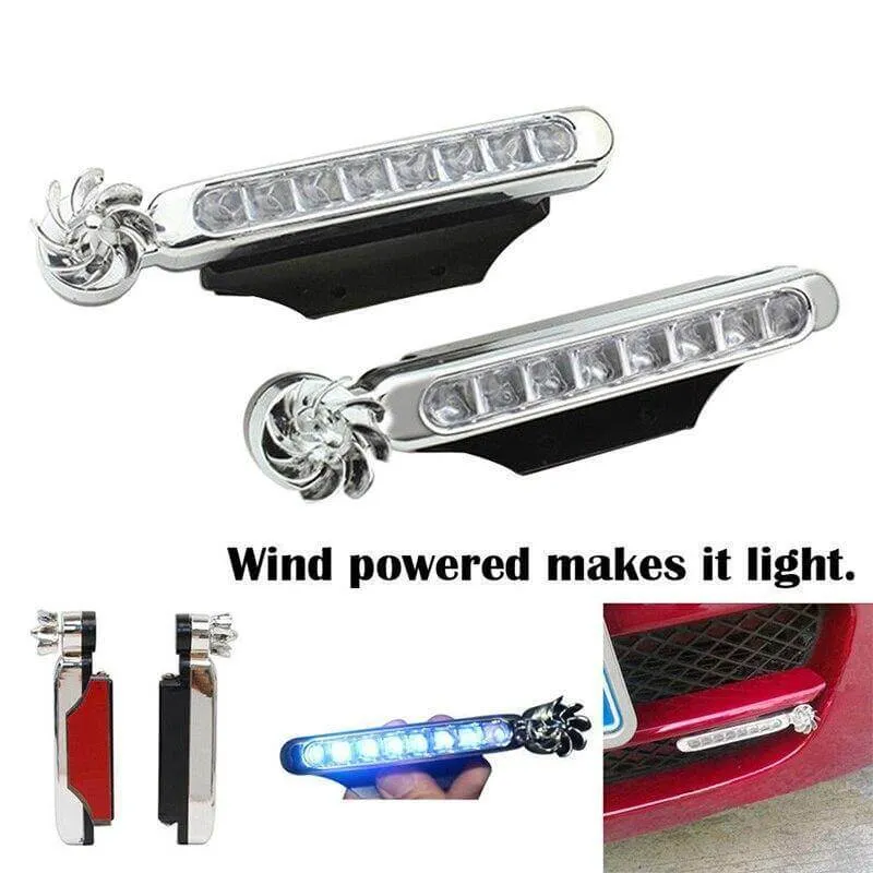 Wind-Powered LED Car Headlight