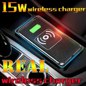 Wireless Car Charger Charging Pad 15w Non Slip Qi Fast Charger For Car Wireless Phone Charger Android For IPhone 11/12/13/14 Pro Max Xs, For Samsung