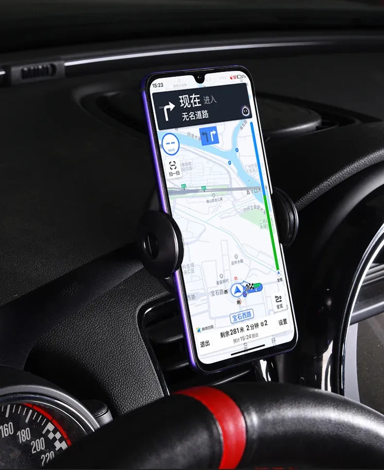 Wireless Charger Car Holder Intelligent Infrared Mobile Phone Stand For MINI Cooper R60 R61 Auto styling Accessories