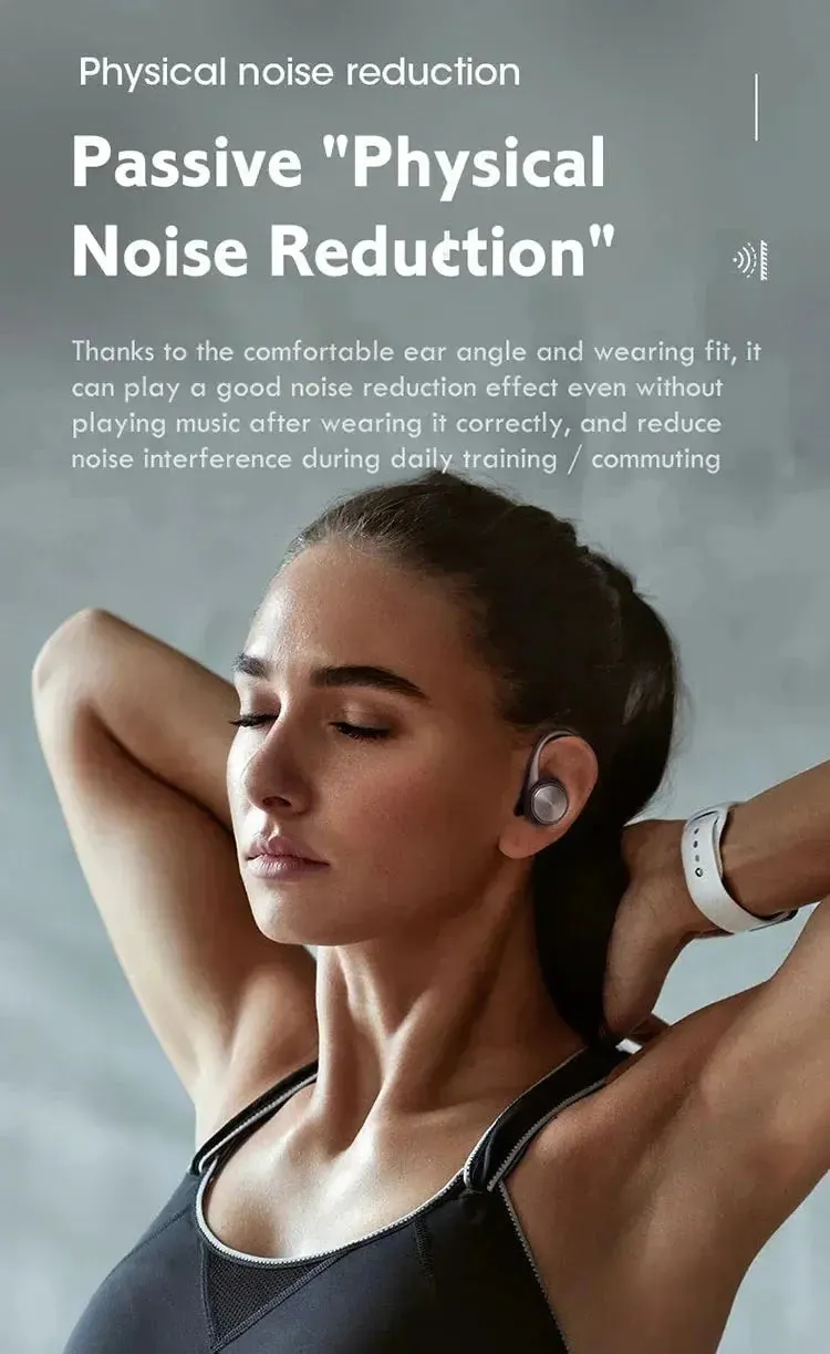 Xiaomi Bluetooth Headphones Touch Control Earphones With Mic Stereo Sound Earbuds Sport Waterproof Headset Ear Hook Sport Earbud