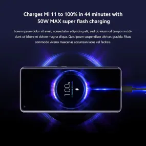 Xiaomi Mi Power Bank 50W 20000mAh Portable Battery with Bi-Directional Fast Charging, High Power Output of 74W, Durable Design, On-the-Go Power Supply