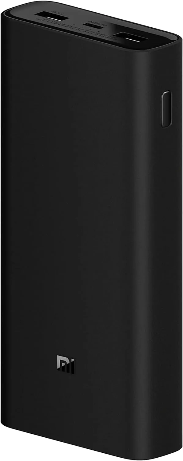 Xiaomi Mi Power Bank 50W 20000mAh Portable Battery with Bi-Directional Fast Charging, High Power Output of 74W, Durable Design, On-the-Go Power Supply