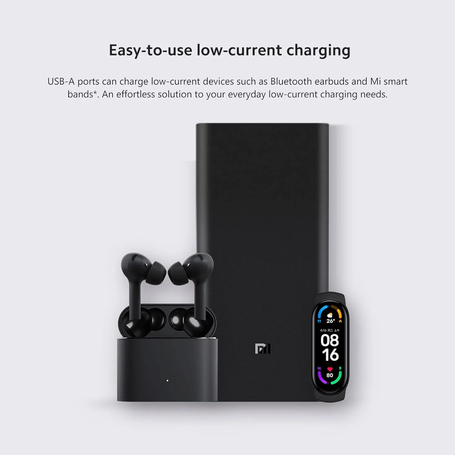 Xiaomi Mi Power Bank 50W 20000mAh Portable Battery with Bi-Directional Fast Charging, High Power Output of 74W, Durable Design, On-the-Go Power Supply