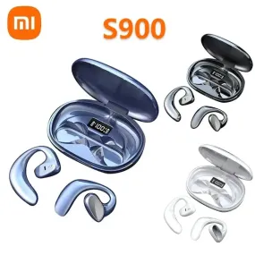 Xiaomi S900 Bluetooth Earphones Conduction Open Ear Hook Wireless Sport Headphone HiFi Stereo Waterproof Noise Headset with Mic