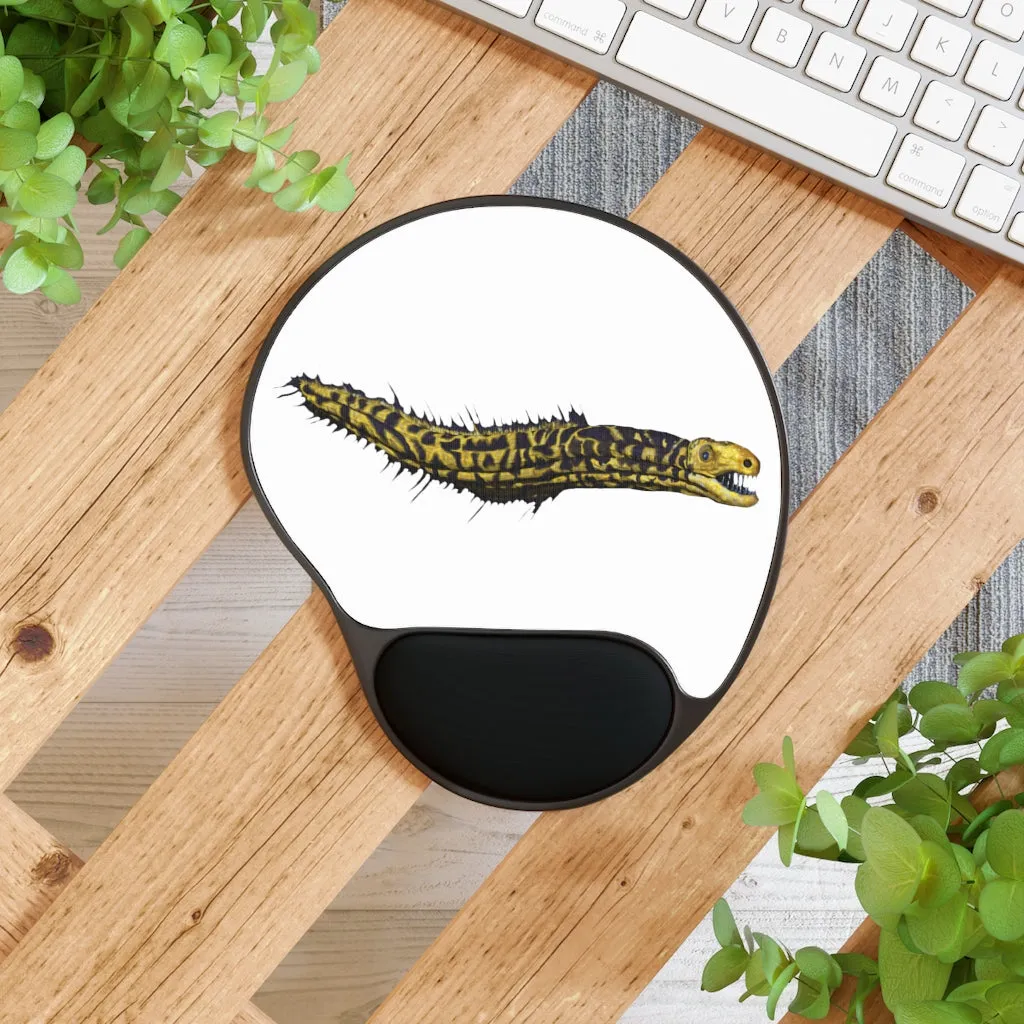 Yellow Eel Mouse Pad With Wrist Rest