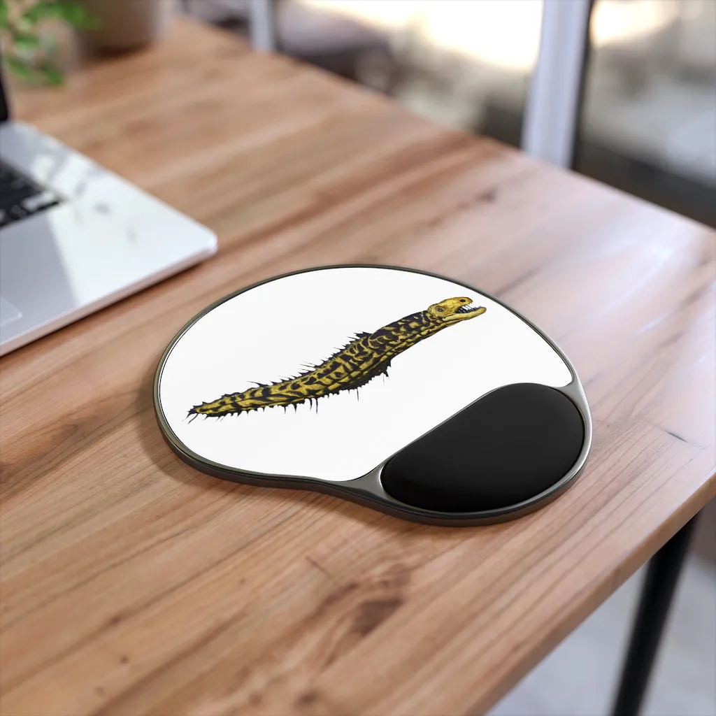 Yellow Eel Mouse Pad With Wrist Rest