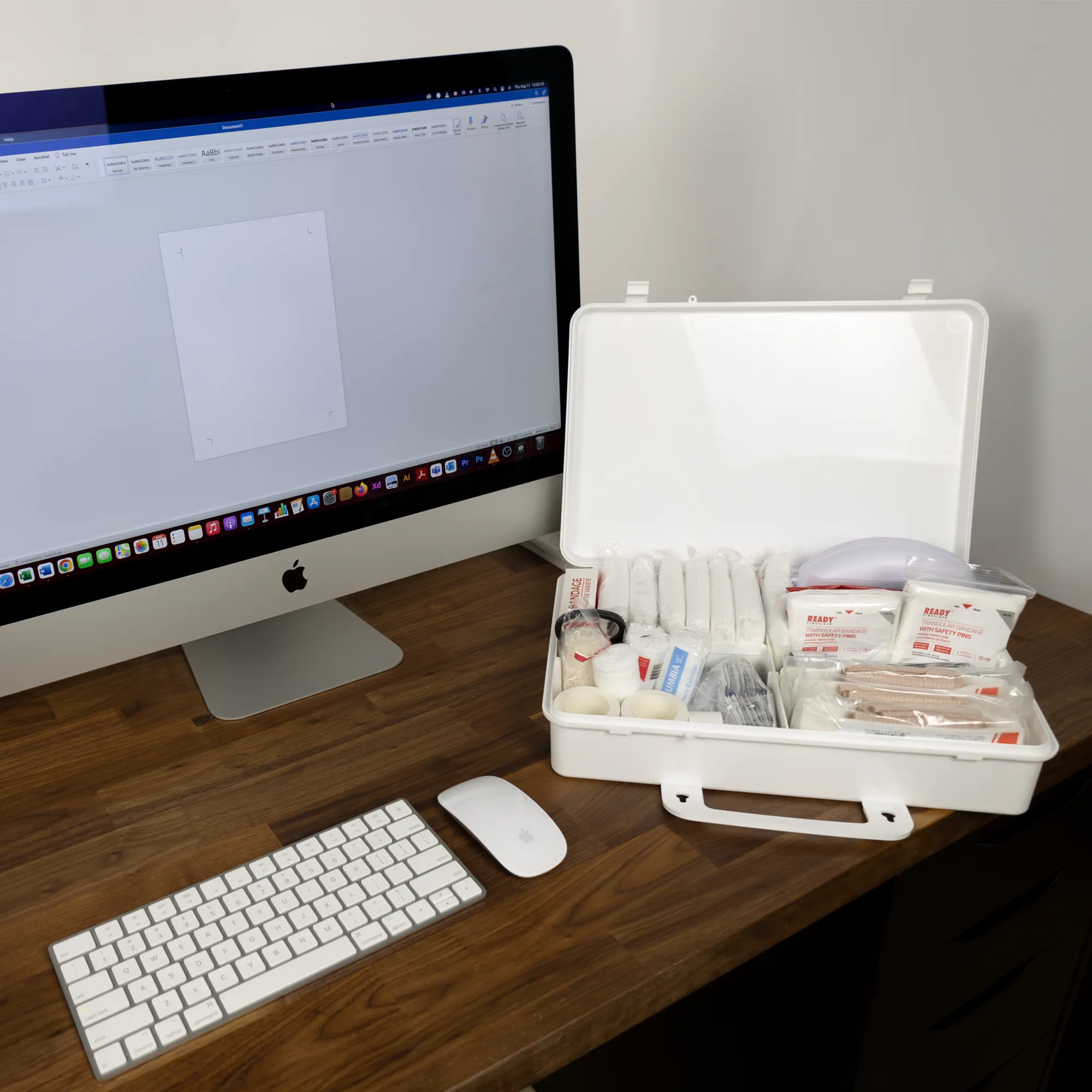 Yukon Level 1 First Aid Kit with Metal Cabinet